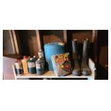 SHELF OF CAMPING GOODIES