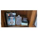 FLOATING CANDLE, CRYSTAL JAR, DAD GIFT