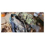 CAMO VEST AND CAMP BELT