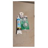 HOT AND COLD KNOBS, CAULK, PLUMBERS TAPE