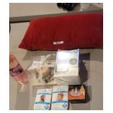 LOT OF GOODIES *DKNY PILLOW, RAIN DASHER, RING HOL