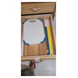 DRAWER FULL OF CUTTING BOARDS