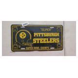 STEELERS SUPER BOWL LICENSE PLATE