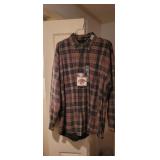 WORLD ISLAND INSULATED FLANNEL SIZE XL *NEW