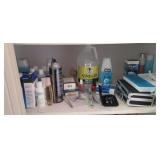 SHELF OF BATH AND SELF CARE GOODIES