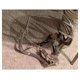 3 PAIRS OF DAMAGED ANTLERS