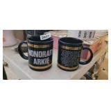 (2) HONORARY ARKIE MUGS