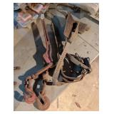 2 BINDERS AND POLE CLIMBING TOOLS