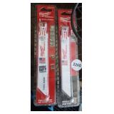 (2) 5PC. SAWZALL BLADES, NEW IN PACKAGES