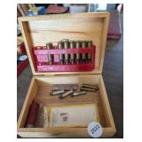 BOX WITH ASSORTED AMMO