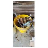 LOT OF SCRAP BUCKETS OF HARDWARE