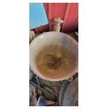 FOOTED CAST IRON CAULDRON