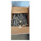 BOX FULL OF PEG HOOKS  APPROX. 12"
