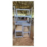 METAL SHELVING RACK