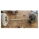 AXLE WITH TIRES