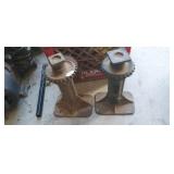 PAIR OF VINTAGE CAST IRON SCREW JACKS