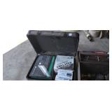 CASE WITH BOXES OF NAILS STAPLES, FULL