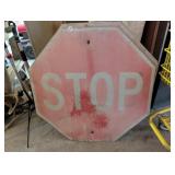 VINTAGE METAL STOP SIGN