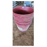 STACK OF LARGE POTS
