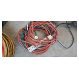 (2) EXTENSION CORDS AND MULTI OUTLET