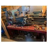 ENCO METALWORKING ENGINE LATHE W/ ROLLING TABLE