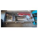TOOLBOX FULL OF SAW BLADES