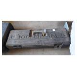 TOOLBOX FULL OF LARGE WRENCHES, ETC