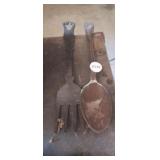 VINTAGE LARGE FORK & SPOON