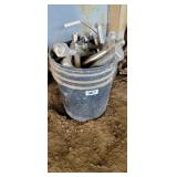 BUCKET WITH NEWER BOLTS AND NUTS