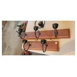 (2) WALL LIGHT FIXTURES, NO GLOBES