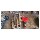 HACK SAW, TAPE GUN, VICE GRIP, HAMMER, ETC. LOT