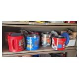 SHELF FULL OF CANS WITH HARDWARE