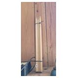 LOT OF WOOD RODS