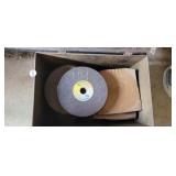 BOX FULL OF GRINDING WHEELS