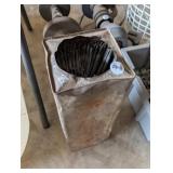CAN WITH  WELDING RODS