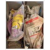TOTE FULL OF PLUMBING FITTINGS