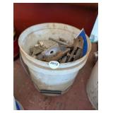 BUCKET FULL OF HINGES