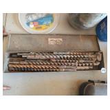 TOOLBOX WITH LARGE DRILLBITS