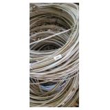 ROLLS OF INDUSTRIAL WIRE ROPE, PIPE, ETC