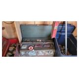 TOOLBOX WITH ODDS AND ENDS