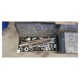 TOOLBOX FULL OF SOCKETS, RATCHETS,  ETC.