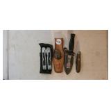 LOT OF KNIVES AND MULTI-TOOL