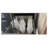 LOT OF LAMP GLOBES