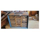 ORGANIZER WITH HARDWARE ITEMS