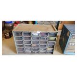 ORGANIZER WITH HARDWARE ITEMS