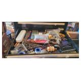 DRAWER FULL OF GOODIES, .245 WIN AMMO, ETC