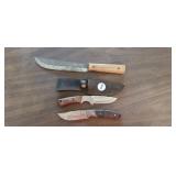 OLD HICKORY, 2 WINCHESTER KNIVES LOT