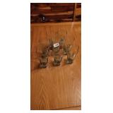 (8) COCA COLA CHRISTMAS GLASSES