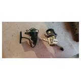 (2) FISHING REELS, DAIWA AND GARCIA