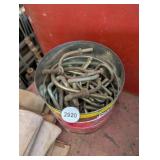 CAN FULL OF U BOLTS